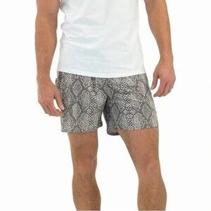 Vitality Balance Athletica Boa Snake Print The Prime Lined Shorts Mens Size L